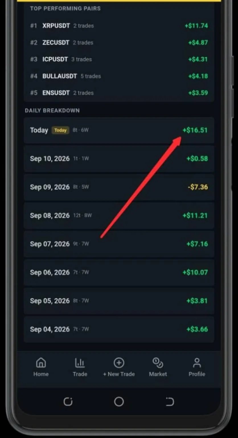 Top-performing pairs